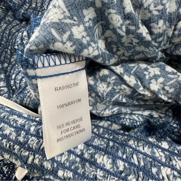 Baltic Born Hadley Smocked Jumpsuit Blue Floral - Picture 6 of 9